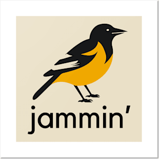 Jammin' - an oriole design Posters and Art